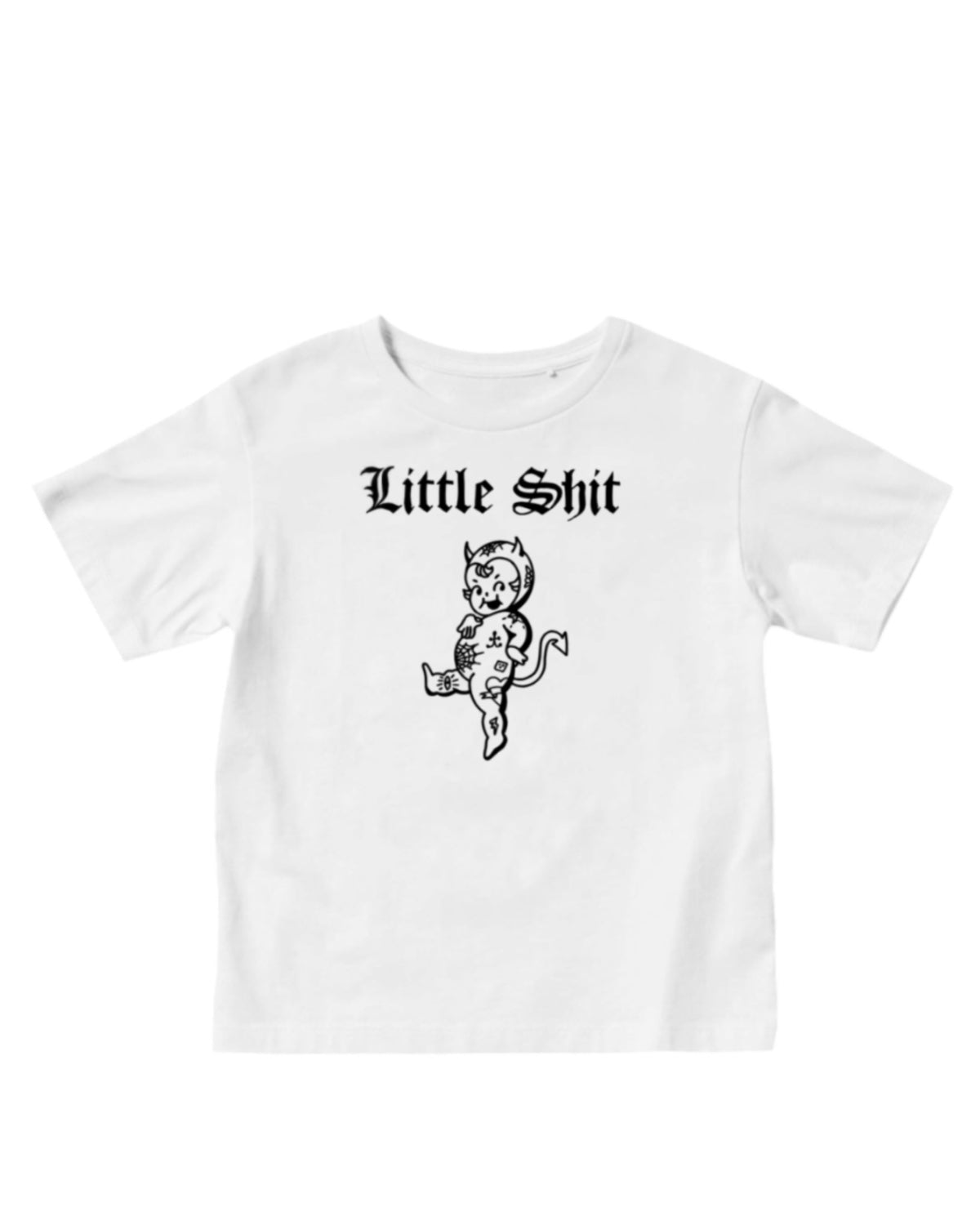 White Little Shit Onesie & Toddler T-Shirt