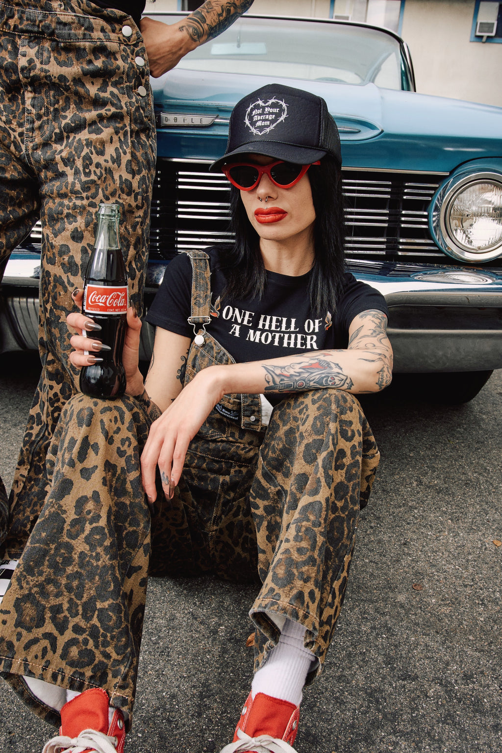 Leopard Print Overalls (Adult)