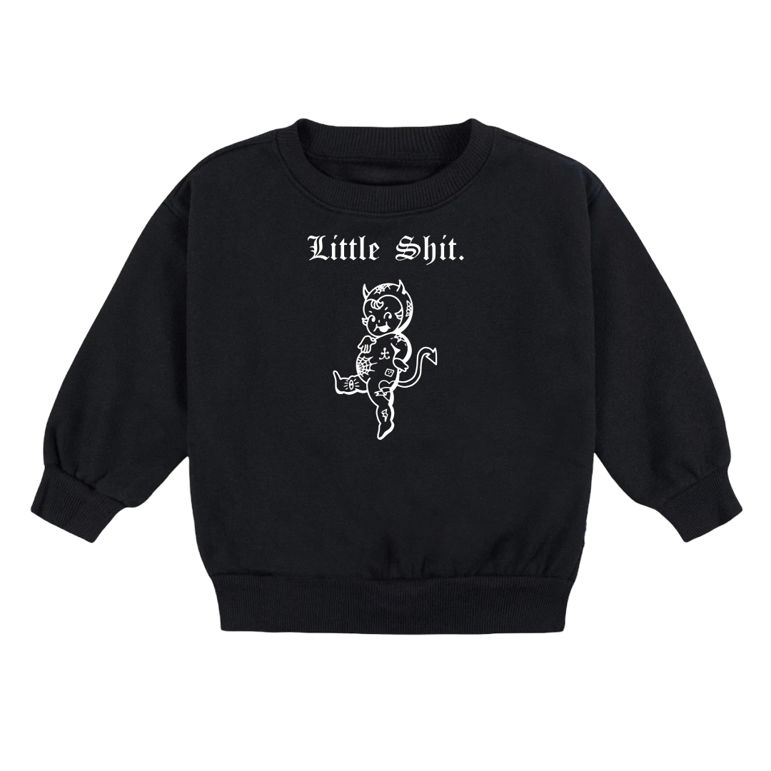 Little Shit Crewneck image 0