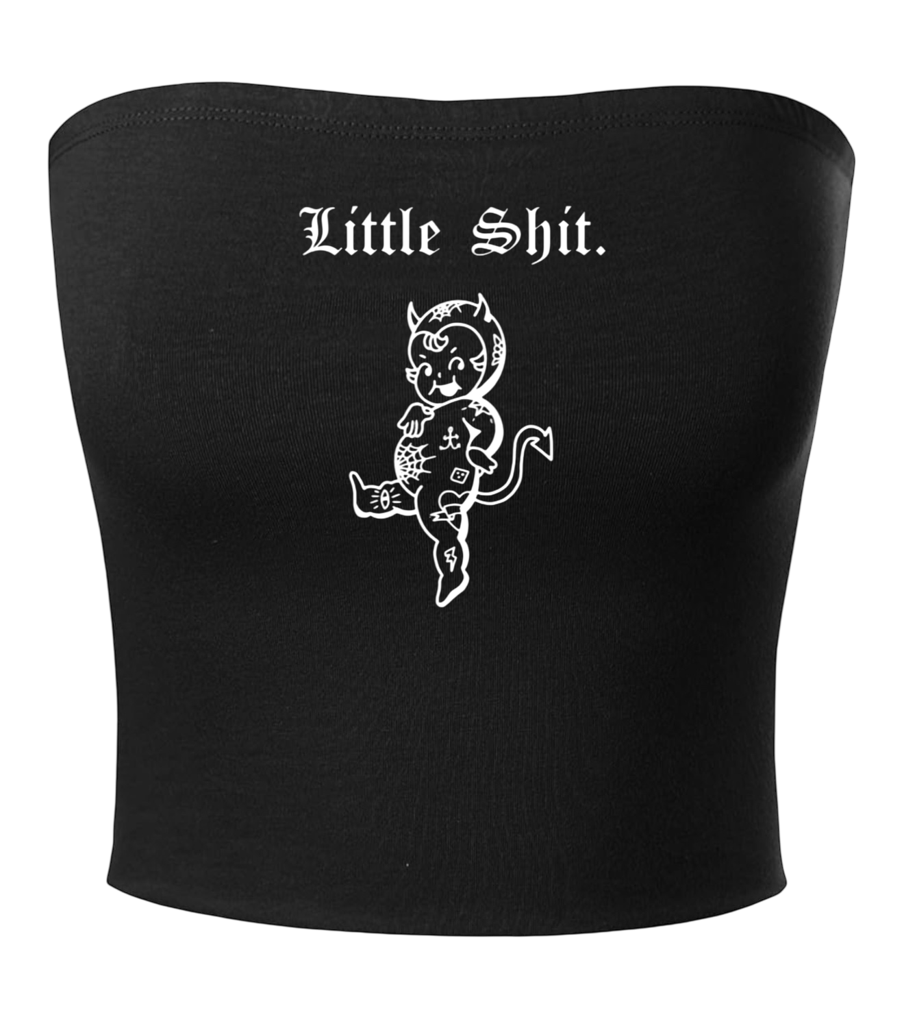 Womens Little Shit Tube Top image 0