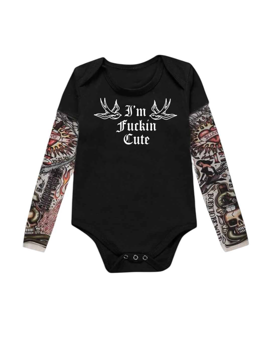 I’m Fuckin Cute Tattoo Onesie