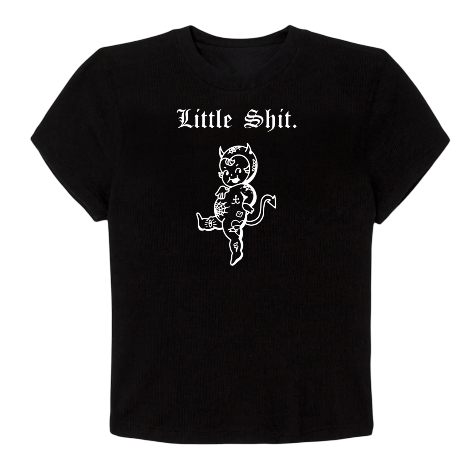 Womens Little Shit Baby T image 0